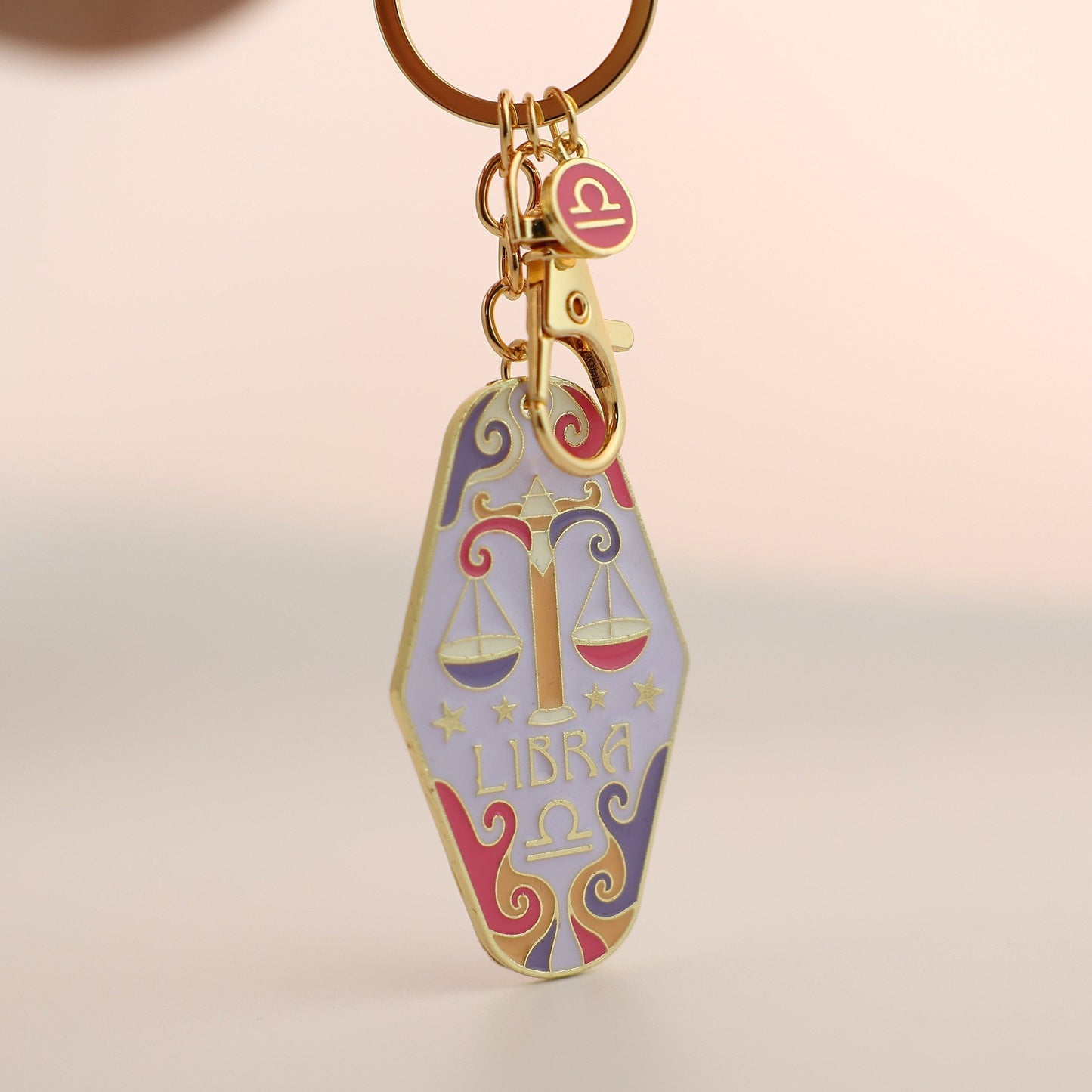 🔮✨Vintage Illustrated Zodiac Keychain