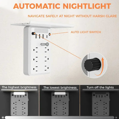 Wall Outlet Extender with Shelf Night(Buy 2 Free Shipping✈️)