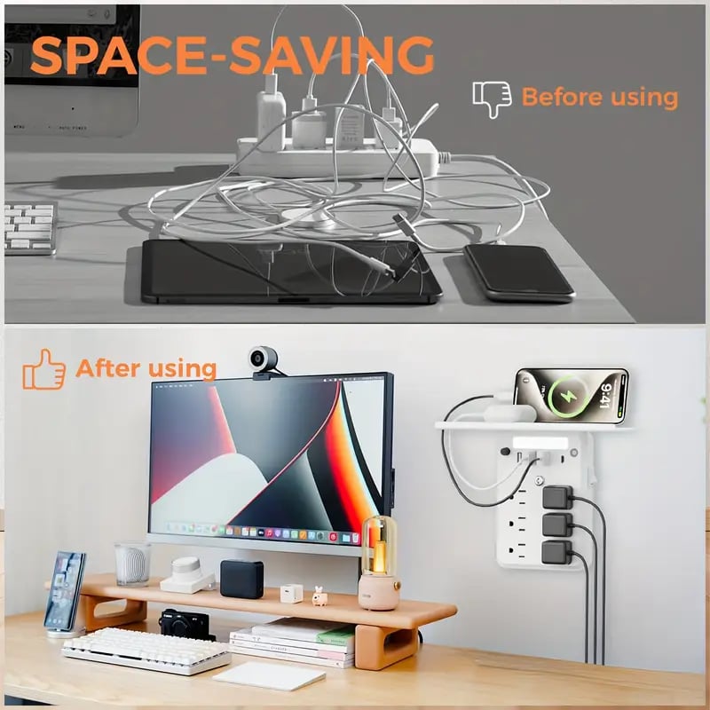 Wall Outlet Extender with Shelf Night(Buy 2 Free Shipping✈️)