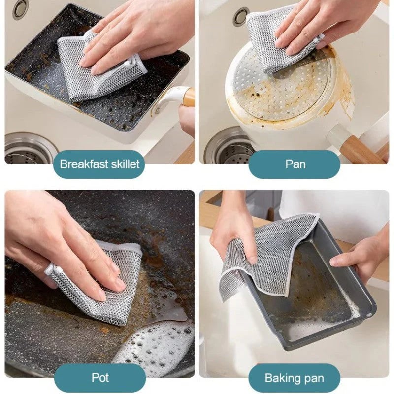 🔥Metal Dishcloths (Double Layer)