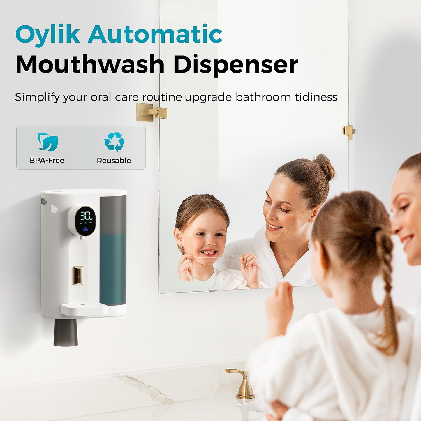 Automatic Mouthwash Dispenser for Bathroom
