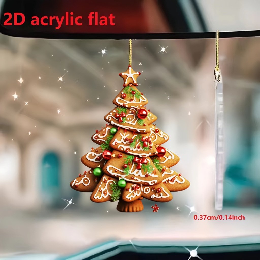 🔥🐦🎄Hummingbird Christmas 2D Acrylic Ornament