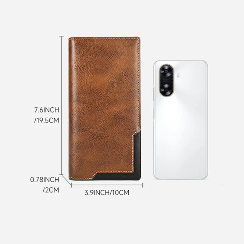 Men's Vintage Durable Long Wallet