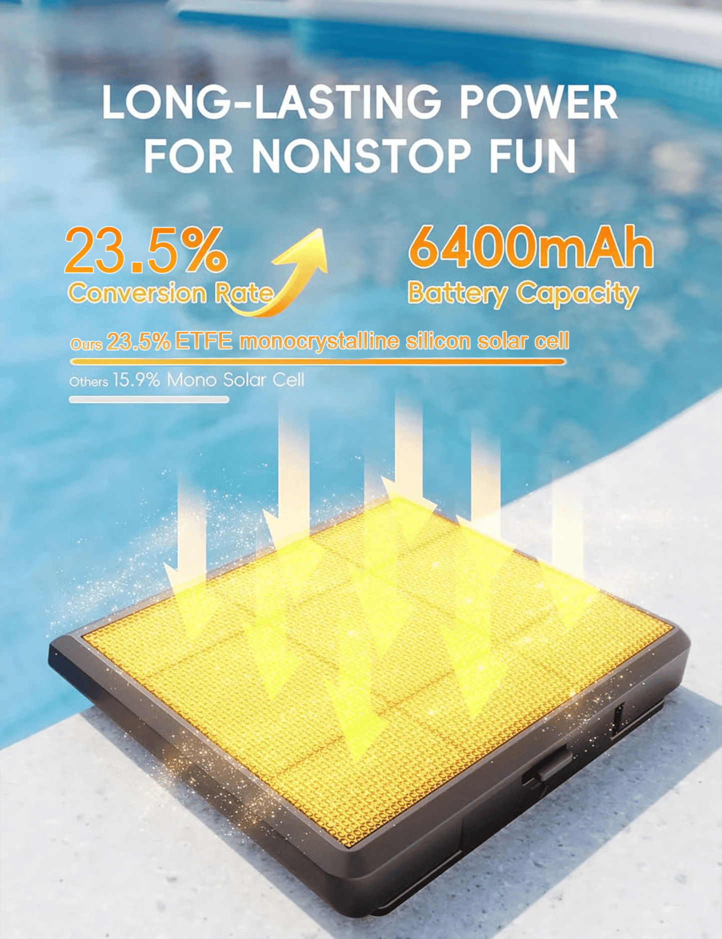 🌟 New Series — Poolside Solar Light for Swimming Pool ✨BUY 3 FREE SHIPPING