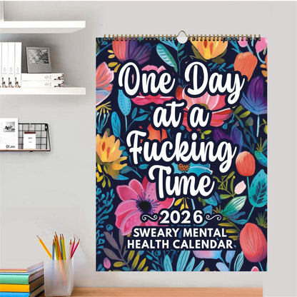 2026 Funny Sweary Mental Health Wall Calendar