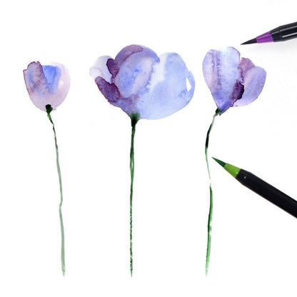 🔥Watercolor Real Brush Pen Sets