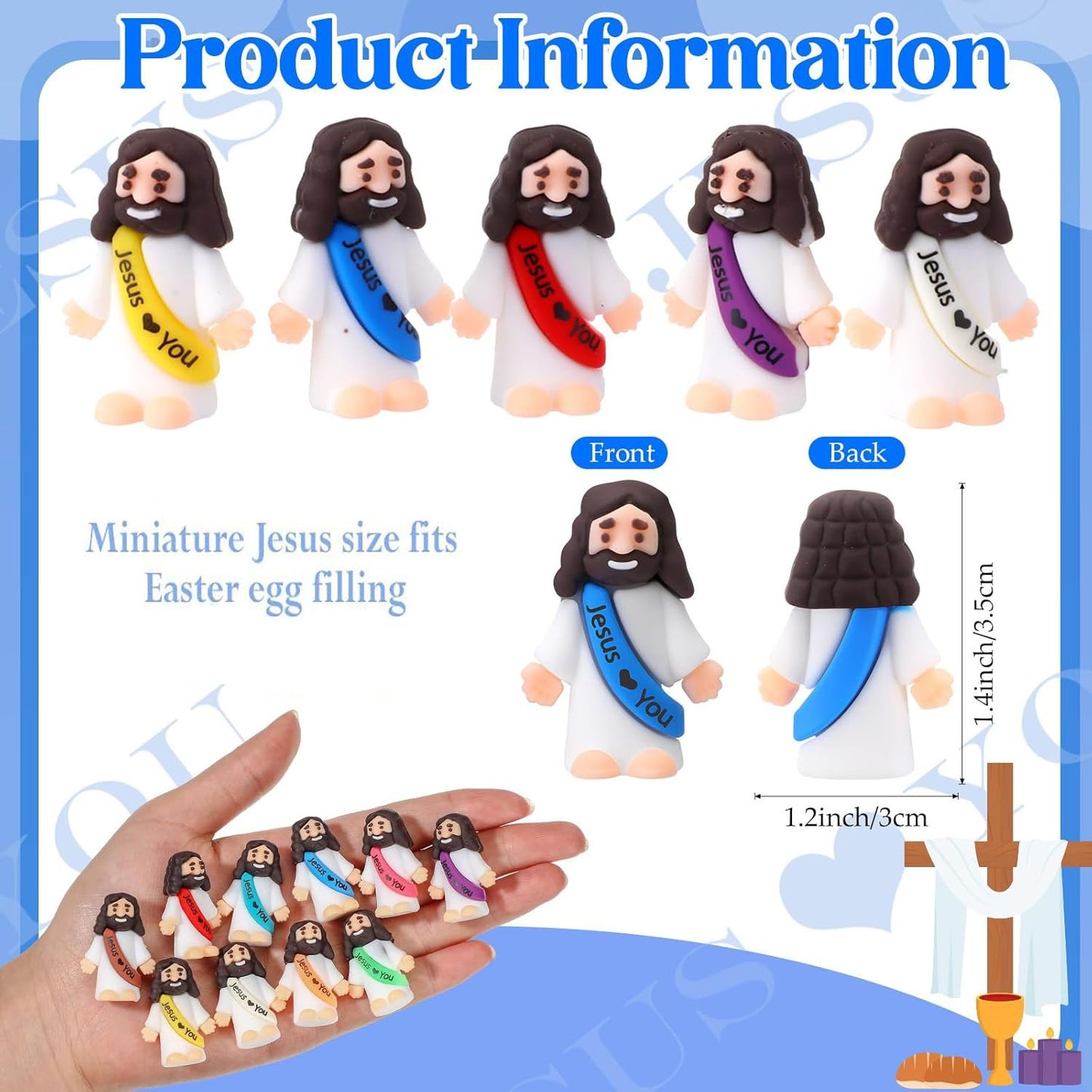 🔥Original Design Figures Jesus Loves You