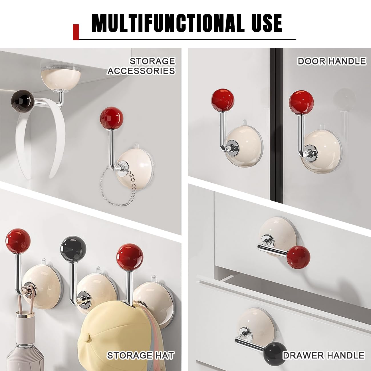2 PCS Suction Cup Hook