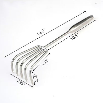 Multifunctional Stainless Steel Garden Planting Rake