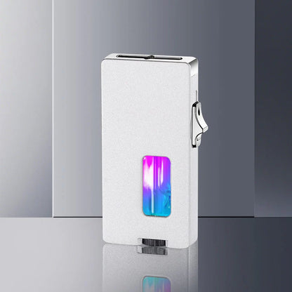 7-Hole Flame Butane Windproof Lighter, with Safety Lock (Butane not Included)