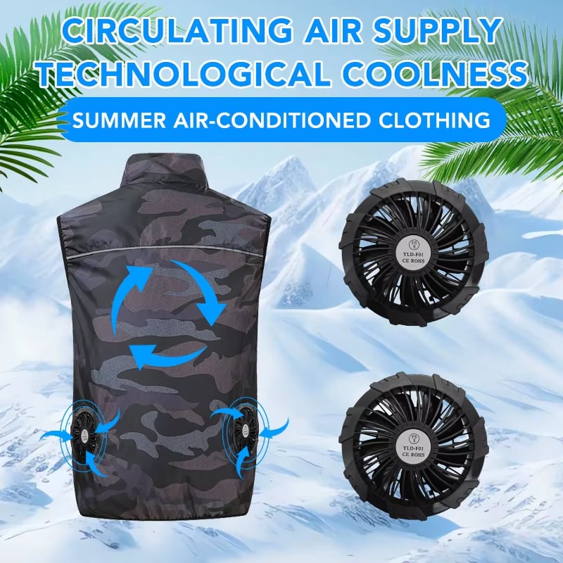 🔥Summer Hote Sale-Men's Outdoor Cooling Jacket with Fan