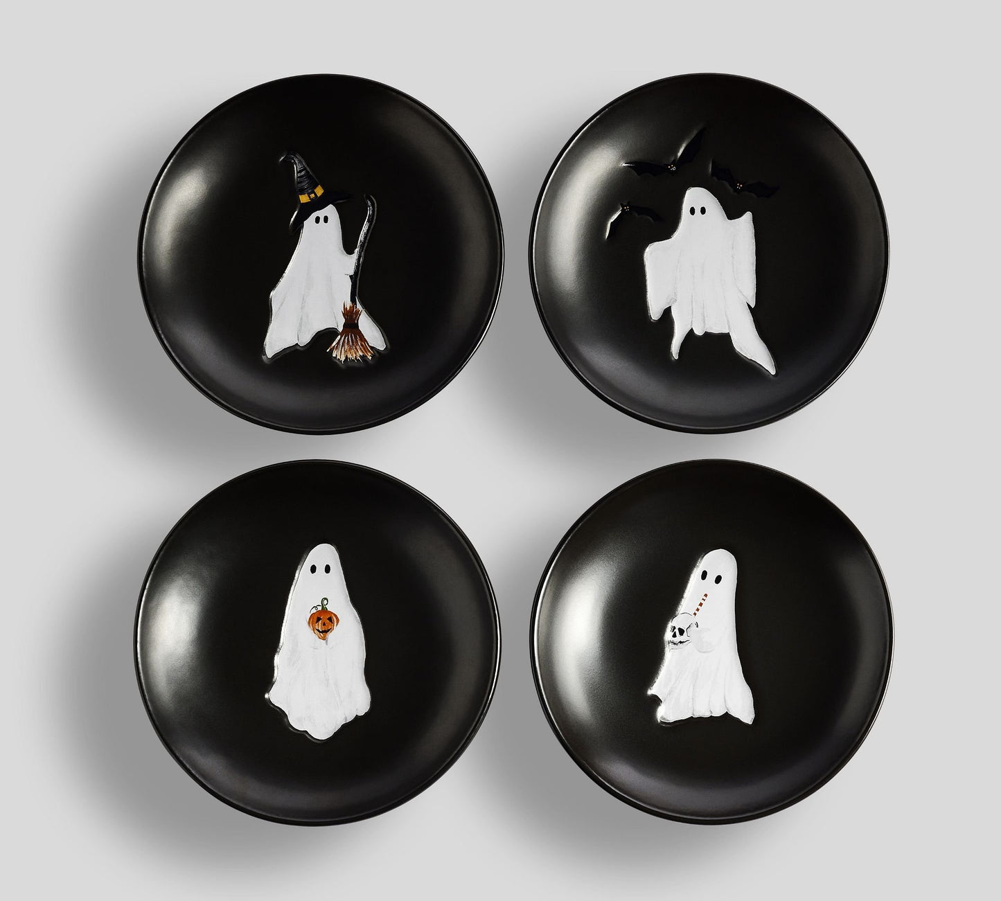 Scary Squad Appetizer Plates (4-Piece Set)