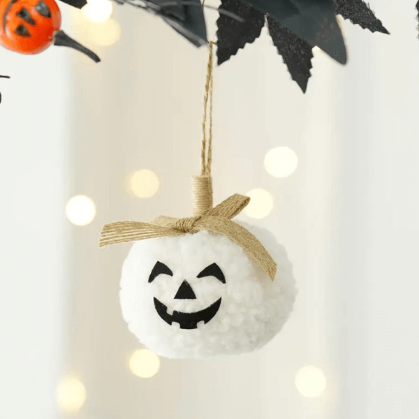 Whimsy Handcrafted Halloween Pumpkin Puff Charms